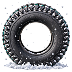Зимняя резина для грузовых электрических трициклов Rutrike