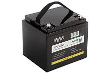 Литиевый тяговый аккумулятор Gelbert LiFePO4 (12V/50Ah/50A/600Wh) [6-GFM-38]