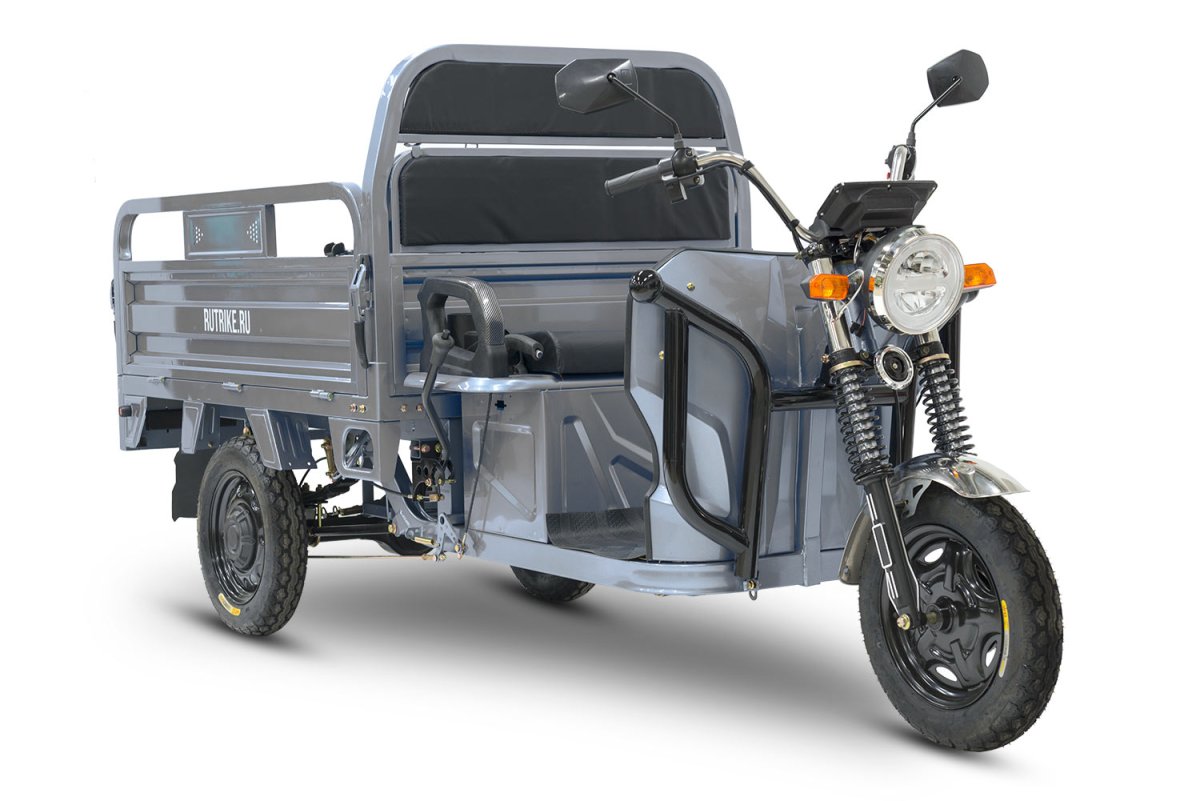 Грузовой электротрицикл Rutrike Вектор 1500 60V1200W — Серый