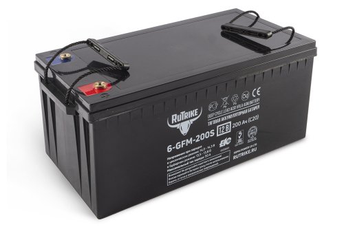 Тяговый аккумулятор RuTrike 6-GFM-200 (12V200A/H C20)