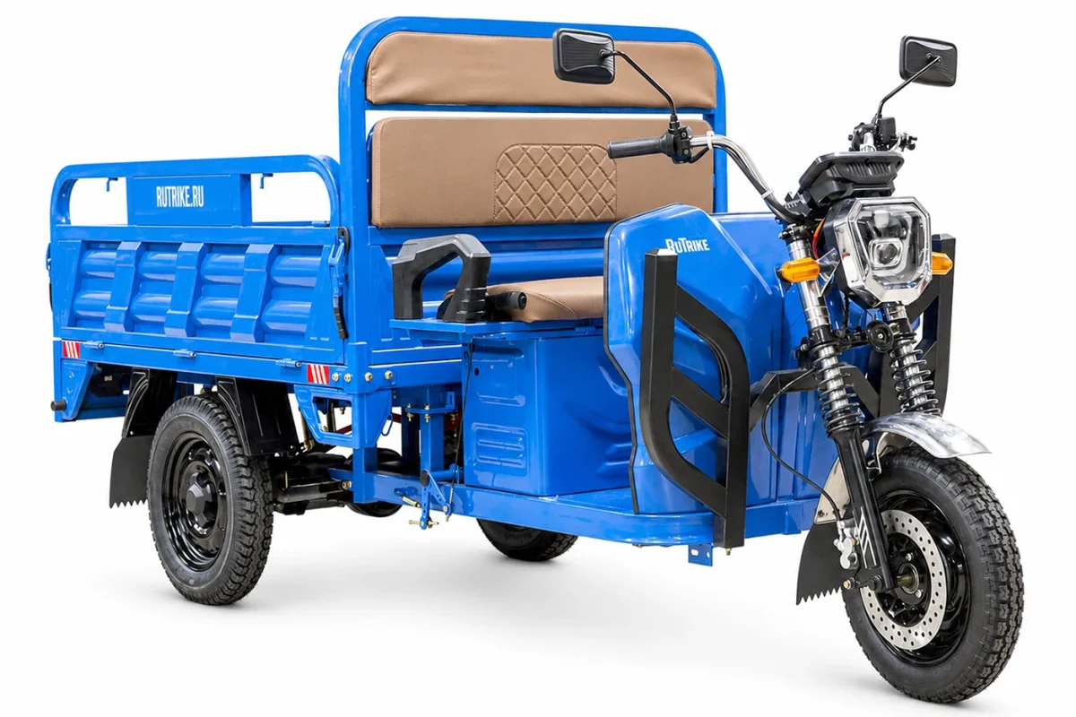 Грузовой электротрицикл Rutrike Дукат NEXT 1500 72V1500W — Синий