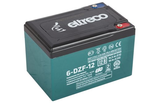 Тяговый аккумулятор ELTRECO 6-DZF-12 (12V13A/H C3)