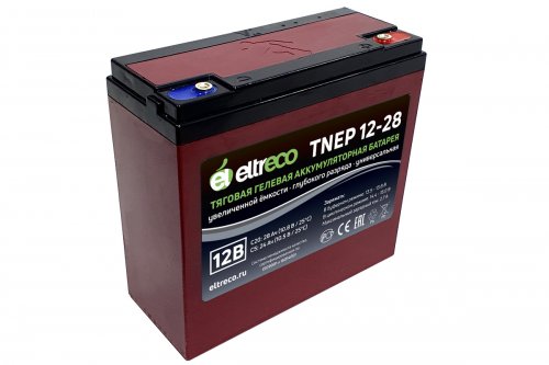 Тяговый аккумулятор Eltreco TNEP12-28 (12V23.5A/H C3)