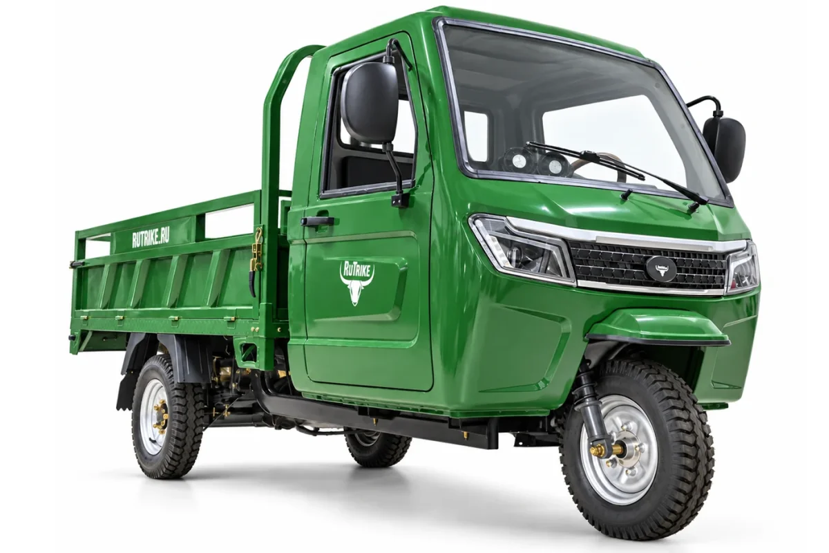 Грузовой электротрицикл Rutrike Фактор NEXT 2600 60V2000W — Зеленый