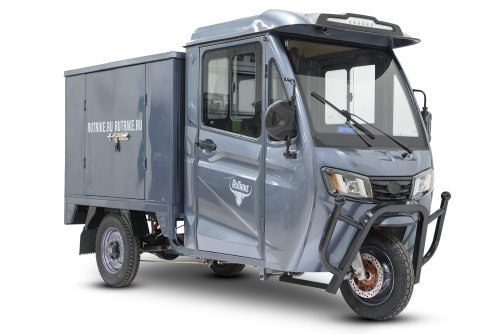 Грузовой электротрицикл Rutrike КАРГО Кабина Дуал NEXT 72V 2000W