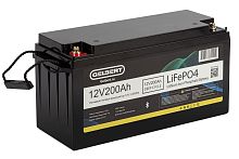 Литиевый тяговый аккумулятор Gelbert LiFePO4 (12V/200Ah/200А/2,400Wh) Bluetooth