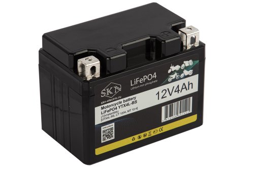 Аккумулятор для мототехники SKN LiFePO4 YTX4L-BS (12V/4Ah/50A) [UTX4L-BS, CT 1204, MT 12-4]