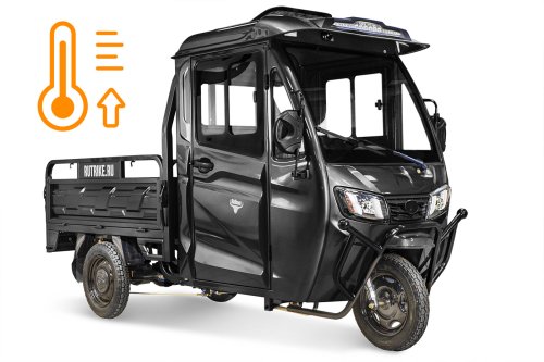 Грузовой электротрицикл Rutrike КАРГО Кабина обогрев 1500 60V1000W