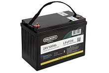 Литиевый тяговый аккумулятор Gelbert LiFePO4 (24V/100Ah/120А/2,400Wh) Bluetooth