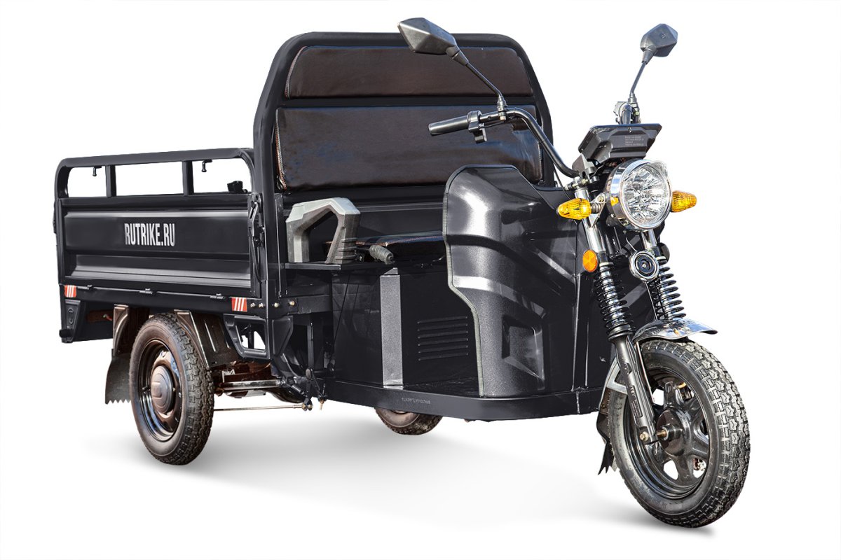 Грузовой электротрицикл Rutrike Мастер 1500 60V1000W — Черный матовый