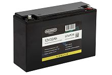 Литиевый тяговый аккумулятор Gelbert LiFePO4 (12V/32Ah/32A/384Wh) [6-EVF-32]